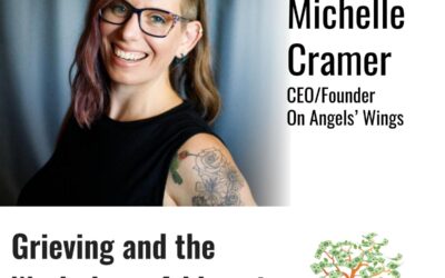 Executive Director, Michelle Cramer, on podcast discussing grief in the workplace